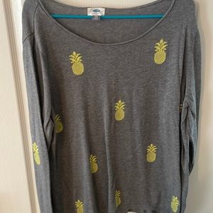 Old Navy Pineapple sweater Size XXL